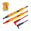 SET CABLES MULTIMETRO/AMPERIMETRO 600V 80CM INGCO HTL30851