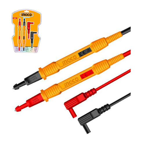 SET CABLES MULTIMETRO/AMPERIMETRO 600V 80CM INGCO HTL30851