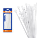 SET AMARRAS PLASTICA 100 PIEZAS 2,5X100MM BLANCAS WADFOW WTE310025