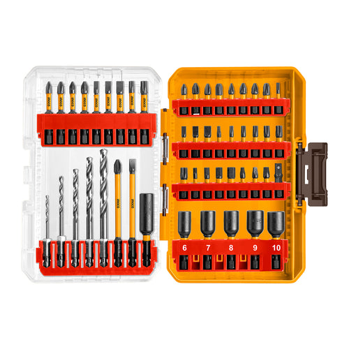 SET PUNTAS DE IMPACTO INDUSTRIAL PH/PZ/SL/H/S/T 49 PIEZAS INGCO AKDL24906