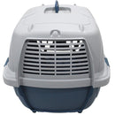 Jaula De Transporte M Para Perro 42.5X40X60 Cm Blanco/Azul