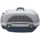 Jaula De Transporte M Para Perro 42.5X40X60 Cm Blanco/Azul