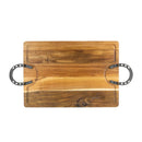 Tabla Rustica Parrillero (Con Herraduras) 40x50cms - Grilltech