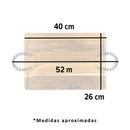 Tabla Rustica Parrillero (Con Herraduras) 40x50cms - Grilltech