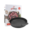 SARTEN CON ASAS DE FIERRO FUNDIDO 30CMS
