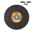 DISCO DE CORTE PLANO PARA METAL E INOX 355X2,5X25MM 14