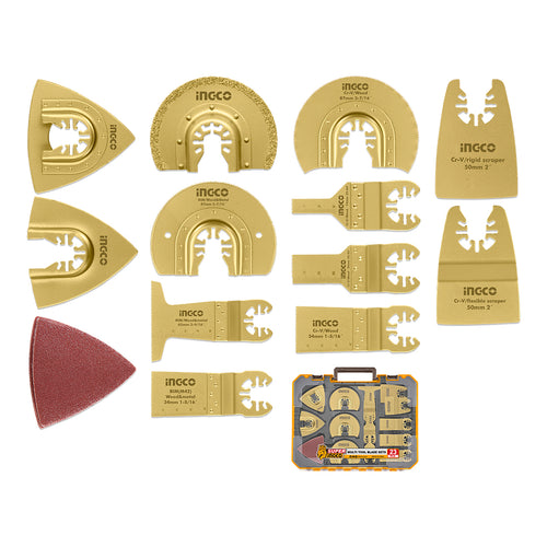 SET ACCESORIOS MULTICORTADORA 23 PIEZAS INGCO AKTMT2301