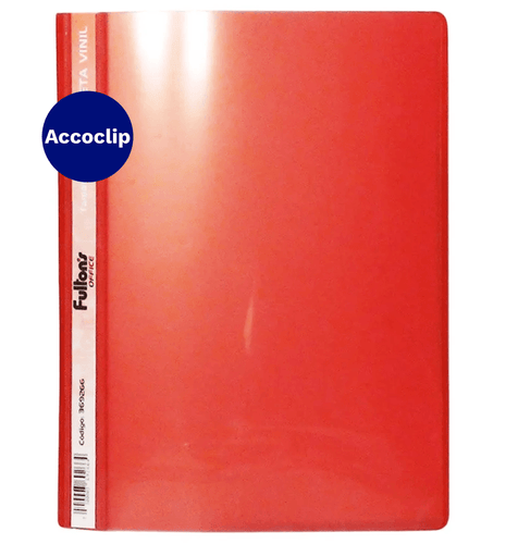 Carpeta Vinil Carta Roja