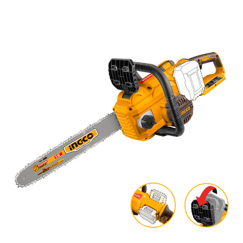 Motosierra Bl Industrial Inalambrica 40V/16" Ingco Cgsli40168