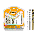 Set Brocas + Puntas 19 Piezas Ingco Aksdb1901