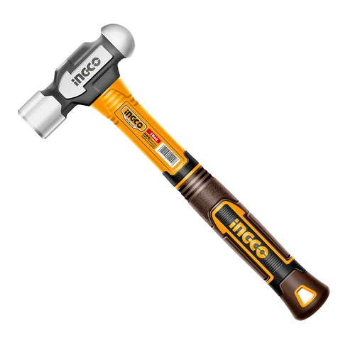 Martillo Punta De Bola Mango Fv 450Gr/16Oz Ingco Hbph81016