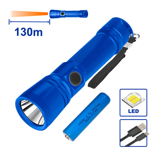 LINTERNA LED RECARGABLE 150-500LUM WADFOW WFL5408