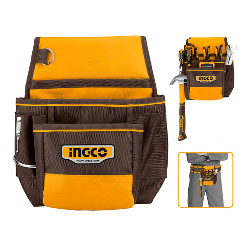 PORTA HERRAMIENTAS PARA CINTURON 9 BOLSILLOS 10KG INGCO HTBP010128