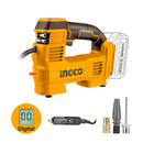Compresor De Aire Inalambrico Para Auto 12V/20V 160Psi Ingco Cacli2012
