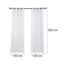 Set De Velos 140X220Cm Crudo
