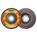 Disco Traslapado Oxido Aluminio 115X22Mm 4 1/2" P80 Ingco Fd11580