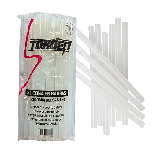 Barras De Silicona 11X300Mm 1Kg Torden Wr250520-A26