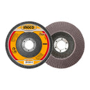 Disco Traslapado Oxido Aluminio 115X22Mm 4 1/2" P60 Ingco Fd11560