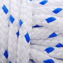 Cuerda Polipropileno Trenzado 6 Mm 10 M Blanco/Azul