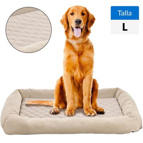 Colchon Mascota Para Perro 12X65X105 Cm Beige