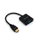 Convertidor HDMI a VGA + audio minijack 3.5mm 1080p@60Hz - Tecmaster
