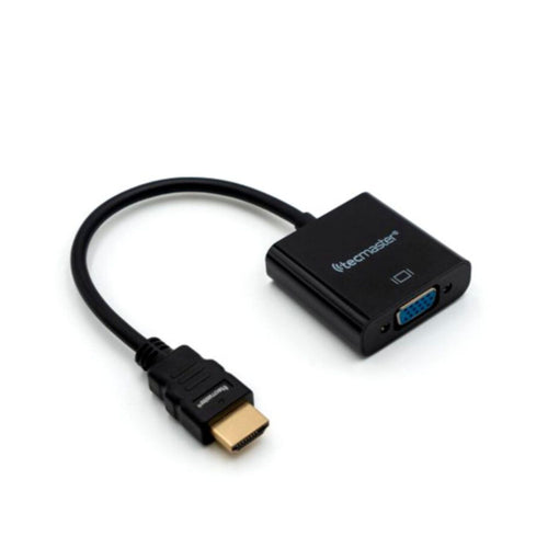 Convertidor HDMI a VGA + audio minijack 3.5mm 1080p@60Hz - Tecmaster