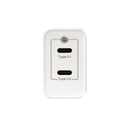 Cargador de Pared carga rapida 2 USB-C PD 3.0 45W - Tecmaster