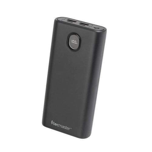 Bateria Powerbank 2 USB A + 2 USB-C con Display Led 20.000mAh - Tecmaster