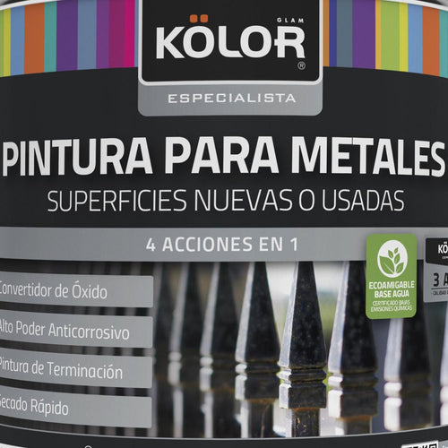 Pintura P/Metal 4 En 1 Bl 1 Gl