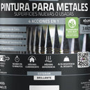 Pint P/Metal 4 En 1 Ngro 1/4Gl