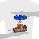 Llave De Paso 1/2" He Bronce