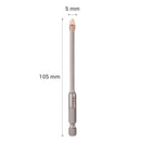 Broca Para Tejas Y Vidrio 5X105 Mm Hexagonal