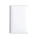 Placa Ciega Con Soporte S17 Blanco