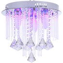 Lampara Techo Caldas 3 Luces Acero