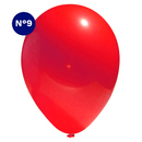 Set Globos Color Rojo 50 Unidades N°9 Big Party