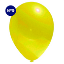Set Globos Color Amarillo 50 Unidades N°9 Big Party