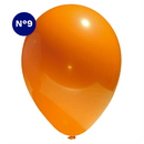 Set Globos Color Naranjo 50 Unidades N°9 Big Party