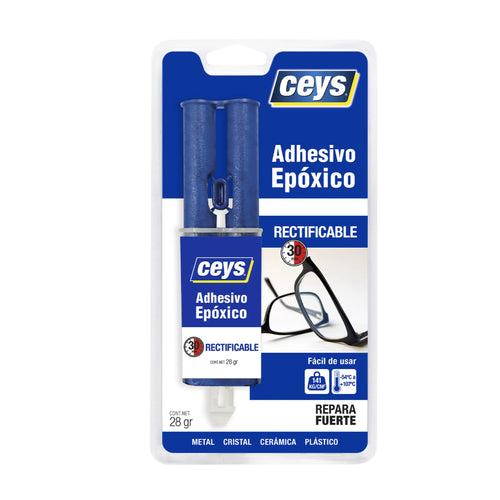 Adhesivo Epoxico Rectificable 28grs - Ceys