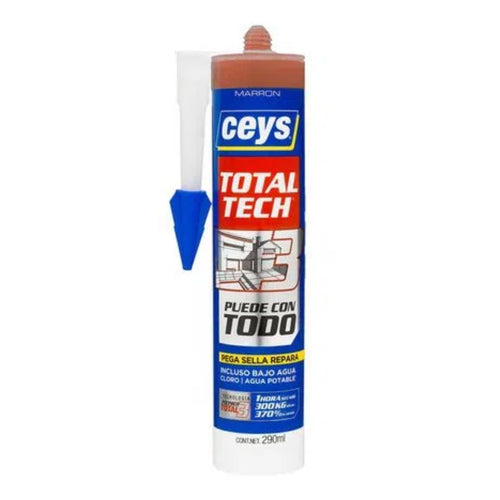 Adhesivo Sellante Totaltech Marron 290ml - Ceys