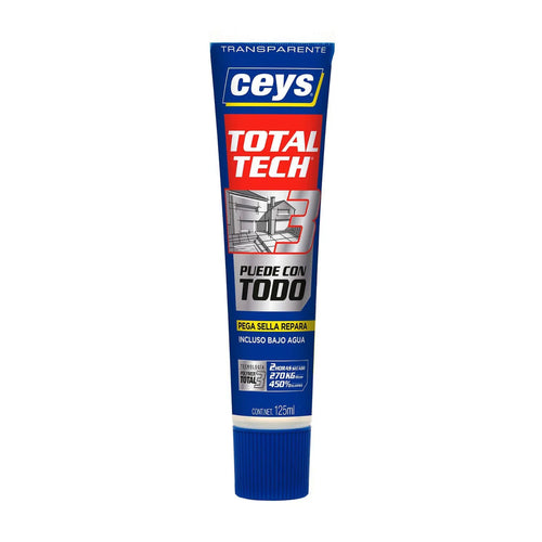 Adhesivo Sellante Totaltech Transparente 125ml - Ceys