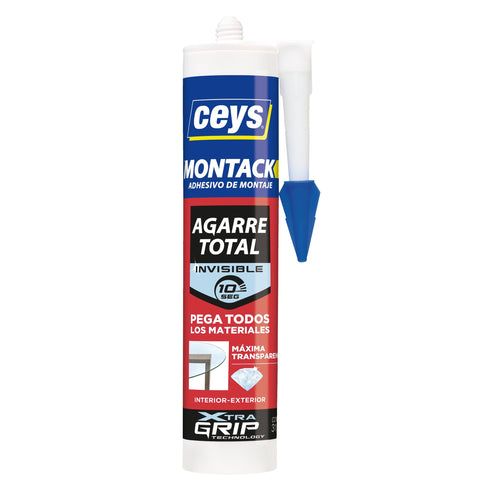 Adhesivo de Montaje Montack Transparente 315grs - Ceys