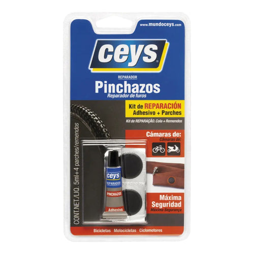 Reparador de pinchazos 5grs + parches - Ceys