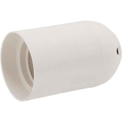 Portalampara Plastico Presion Blanco