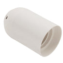 Portalampara Plastico Presion Blanco