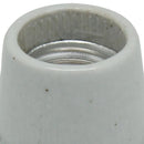 Portalampara Ceramica Base Recta Blanco