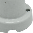Portalampara Ceramica Base Recta Blanco