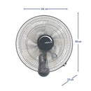 VENTILADOR MURAL AIROLITE V16M6R 16