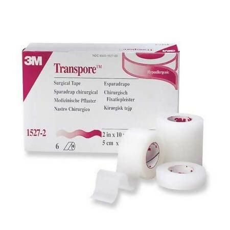 DM 3 TELA TRANSPORE 5CM X 9.1 MT 1527-2 - CAJA X 6 UN