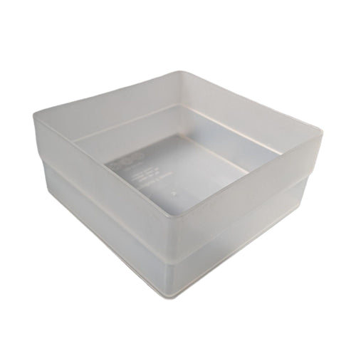 Caja organizadora translucida apilable Alta 140x140x62mm - Livinbox