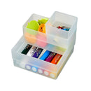 Caja organizadora translucida apilable Alta 140x140x62mm - Livinbox